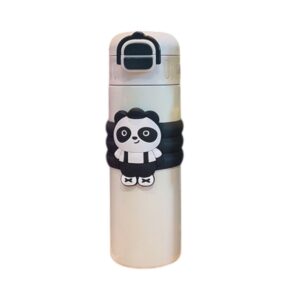 Παιδικό παγούρι-θερμός με καλαμάκι - 500ml - 219446 - White