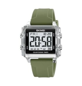 Ψηφιακό ρολόι χειρός - Skmei - 2320 - Green/Transparent