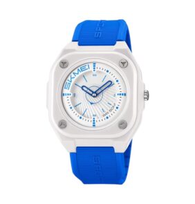 Αναλογικό ρολόι χειρός - Skmei - 2329 - White/Blue