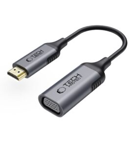 TECH-PROTECT ULTRABOOST ADAPTER HDMI TO VGA FULL HD 60HZ BLACK