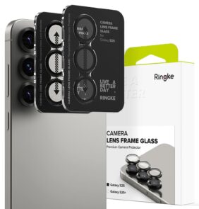 CAMERA COVER RINGKE CAMERA FRAME PROTECTOR 2-PACK GALAXY S25 BLACK