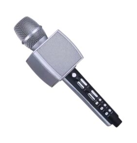 Ασύρματο μικρόφωνο Karaoke με ηχείο - YS-92 - 885222 - Silver