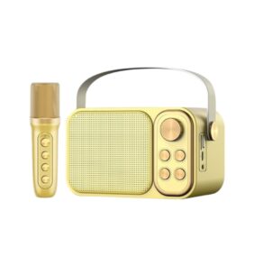 Ασύρματο ηχείο Bluetooth με μικρόφωνο Karaoke - YS-103 - 887288 - Gold