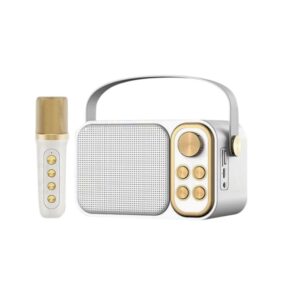 Ασύρματο ηχείο Bluetooth με μικρόφωνο Karaoke - YS-103 - 887288 - White