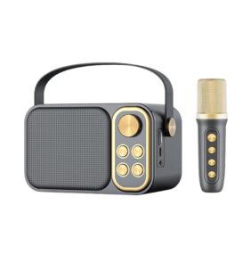 Ασύρματο ηχείο Bluetooth με μικρόφωνο Karaoke - YS-103 - 887288 - Black