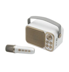Ασύρματο ηχείο Bluetooth με μικρόφωνο Karaoke - YS-104 - 887295 - White