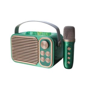 Ασύρματο ηχείο Bluetooth με μικρόφωνο Karaoke - YS-104 - 887295 - Green