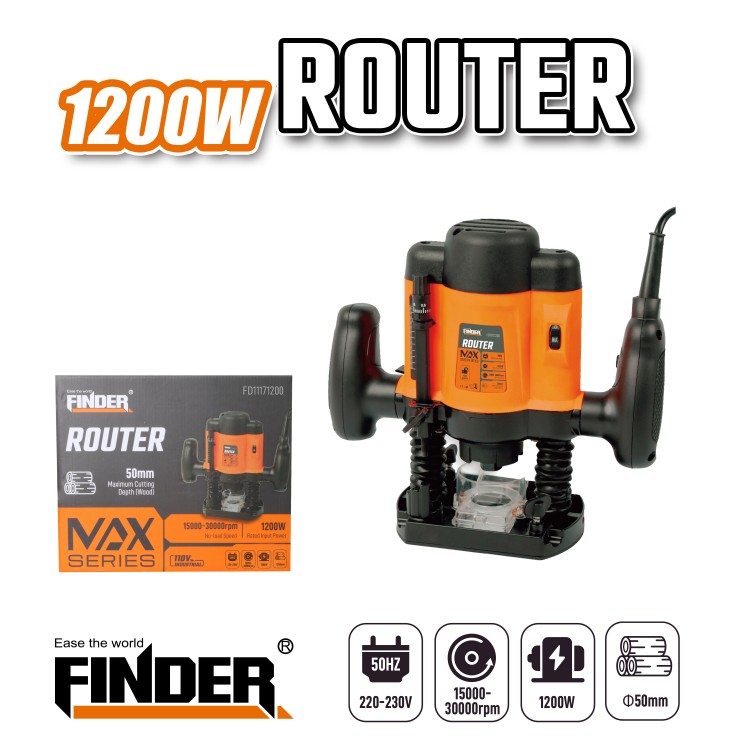 Ρούτερ - 1200W - Finder - 198366 - Image 2
