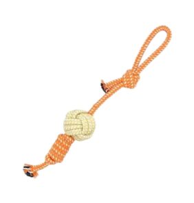 Παιχνίδι σκύλου σχοινί με μπάλα - 40cm - 12pcs - 550537