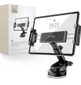 TECH-PROTECT V4 UNIVERSAL WINDSHIELD & DASHBOARD CAR MOUNT FOR TABLET BLACK