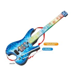 Παιδική ηλεκτρονική κιθάρα - 969A - 922163 - Blue