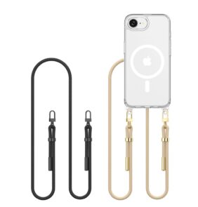 TECH-PROTECT FLEXAIR CHAIN MAGSAFE IPHONE 16E / 17E BLACK & TAUPE