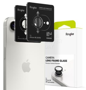 CAMERA COVER RINGKE CAMERA FRAME PROTECTOR 2-PACK IPHONE 16E / 17E BLACK