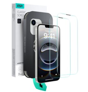 TEMPERED GLASS ESR ULTRAFIT TEMPERED GLASS 2-PACK IPHONE 13 / 13 PRO / 14 / 16E / 17E CLEAR