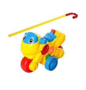 Συρόμενο παιχνίδι Μοτοσυκλέτα - 0377 - 117280 - Yellow