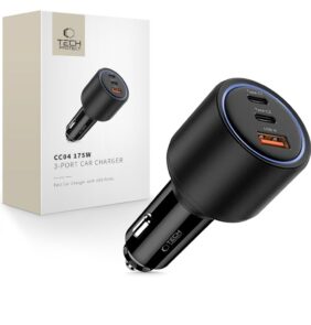 TECH-PROTECT CC04 3-PORT CAR CHARGER PD 175W BLACK
