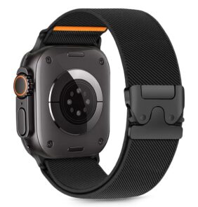 TECH-PROTECT NYLON CLASP APPLE WATCH 8 / 9 / 10 / 11 / SE / ULTRA (44 / 45 / 46 / 49 MM) BLACK