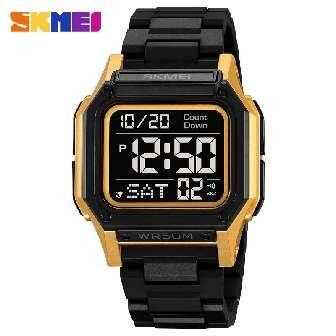 Ψηφιακό ρολόι χειρός - Skmei - 2264 - Black/Gold - Image 2