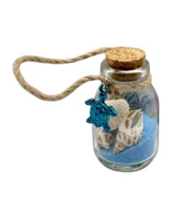 Διακοσμητικό Souvenir - Μπουκαλάκι με κοχύλια - 6pcs - 251711