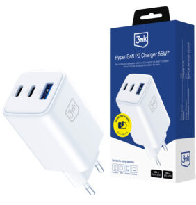 Accessories - 3mk Hyper GaN Charger 65W QC4+ PD PPS USB 1A2C White EU