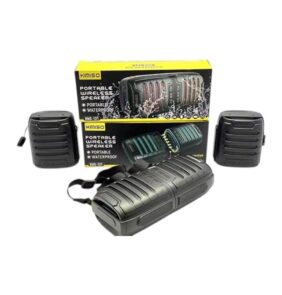 Ασύρματο ηχείο Bluetooth αδιάβροχο - 2in1 - KMS-121 - 886144 - Black
