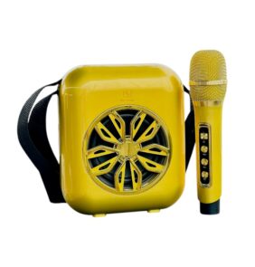 Ασύρματο ηχείο Bluetooth με μικρόφωνο Karaoke - YS-A20 - 887103 - Gold