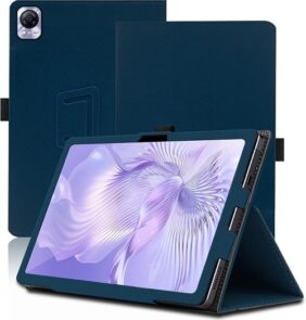 Fabric Folio Θήκη Για Blackview Mega 1 Μπλέ Σκούρο