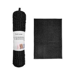 Πατάκι μπάνιου - M0829 - 6C - 50x80cm - Black - 20865