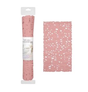 Αντιολισθητικό πατάκι μπάνιου - M0839 - 36x66cm - Pink - 21068