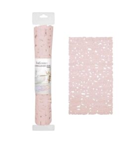 Αντιολισθητικό πατάκι μπάνιου - M0826 - 36x66cm - Light Pink - 21071