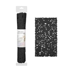 Αντιολισθητικό πατάκι μπάνιου - 6C - 36x66cm - Black - 21073