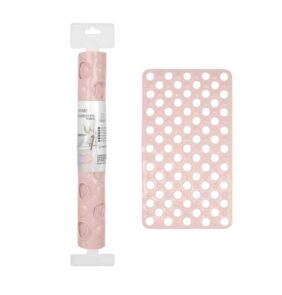Αντιολισθητικό πατάκι μπάνιου - M0826 - 36x66cm - Light Pink - 21079