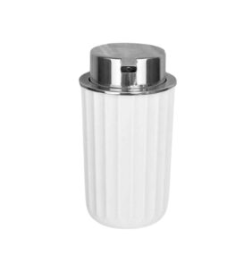 Θήκες κρεμοσάπουνου Dispenser πλαστικές - Σετ 5pcs - White - 21523