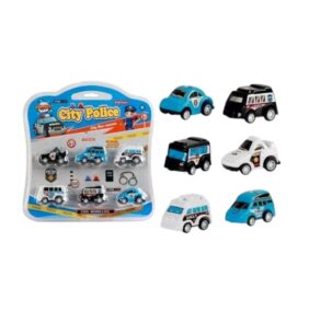 Σετ mini αυτοκινητάκια - Police - 6pcs - 265-9C - 215279