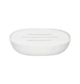 Σαπουνοθήκες μπάνιου πλαστικές - Σετ 9pcs - White - 21538