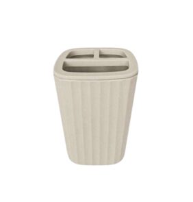 Θήκες οδοντόβουρτσας πλαστικές σε σετ 5Χ - Beige - 21566