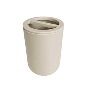 Θήκες οδοντόβουρτσας πλαστικές σε σετ 5Χ - Beige - 21572
