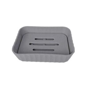 Σαπουνοθήκες μπάνιου πλαστικές - Σετ 9pcs - Grey - 21604