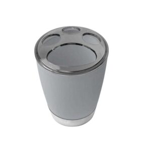 Θήκες οδοντόβουρτσας πλαστικές σε σετ 5Χ - Grey - 21620