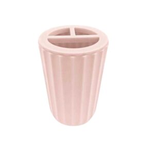 Θήκες οδοντόβουρτσας πλαστικές σε σετ 5Χ - Light Pink - 21632