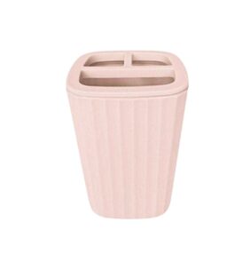 Θήκες οδοντόβουρτσας πλαστικές σε σετ 5Χ - Light Pink - 21638