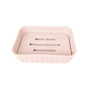 Σαπουνοθήκες μπάνιου πλαστικές - Σετ 9pcs - Light Pink - 21640