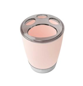Θήκες οδοντόβουρτσας πλαστικές σε σετ 5Χ - Light Pink - 21656
