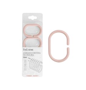 Κρίκοι κουρτίνας μπάνιου - Light Pink - 21659