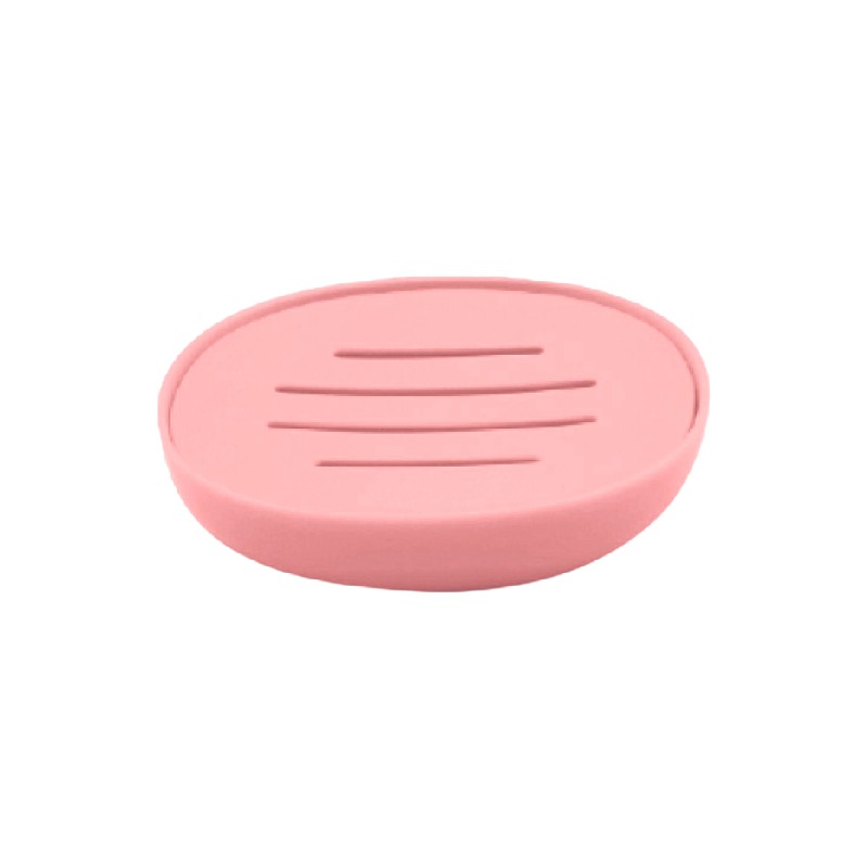 Σαπουνοθήκες μπάνιου πλαστικές - Σετ 5pcs - Pink - 21736