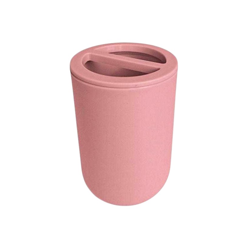 Θήκες οδοντόβουρτσας πλαστικές σε σετ 5Χ - Pink - 21752