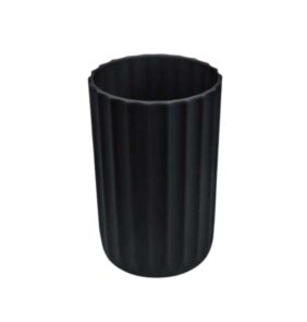 Θήκες οδοντόβουρτσας πλαστικές σε σετ 5Χ - Black - 21777