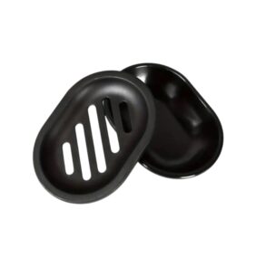 Σαπουνοθήκες μπάνιου πλαστικές - Σετ 9pcs - Black - 21796