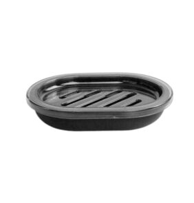 Σαπουνοθήκες μπάνιου πλαστικές - Σετ 9pcs - Black - 21802