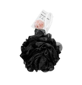 Σφουγγάρια μπάνιου δίχτυ σε σετ 5Χ - Black - 24973